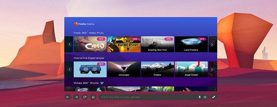 Firefox Reality (Oculus Quest)