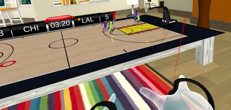 Tabletop Basketball VR (Steam VR)