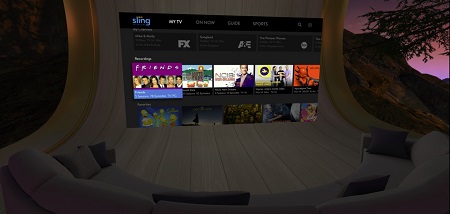 Sling TV (Oculus Quest)