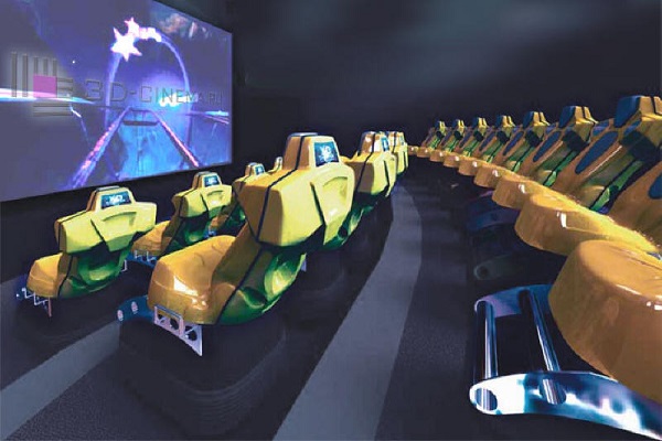 Turboride 3-D motion simulator theatres