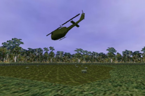 Virtual Vietnam Helicopter Landing Zone Environment