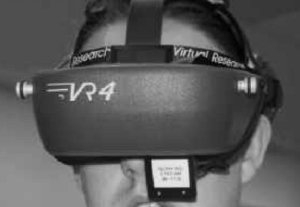 VR4 HMD with integrated ISCAN eyetracker